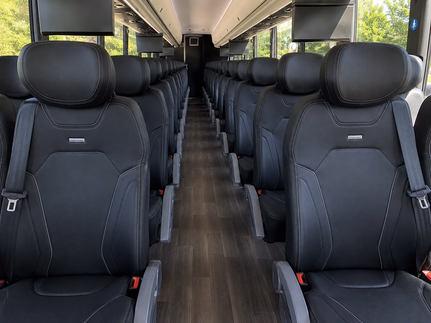 knoxville charter bus interior gallery