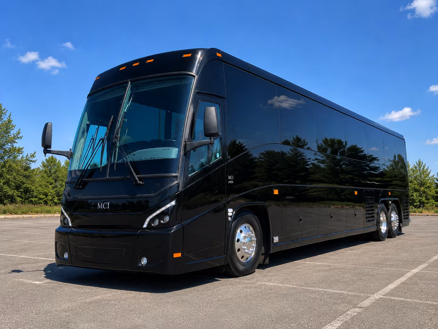 knoxville charter bus services exterior