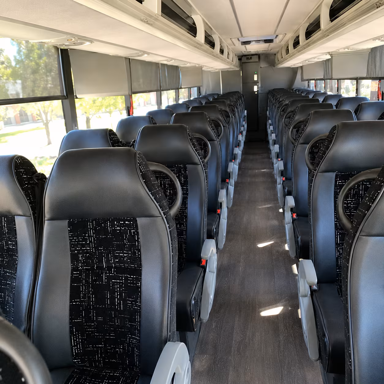 knoxville charter bus services interior